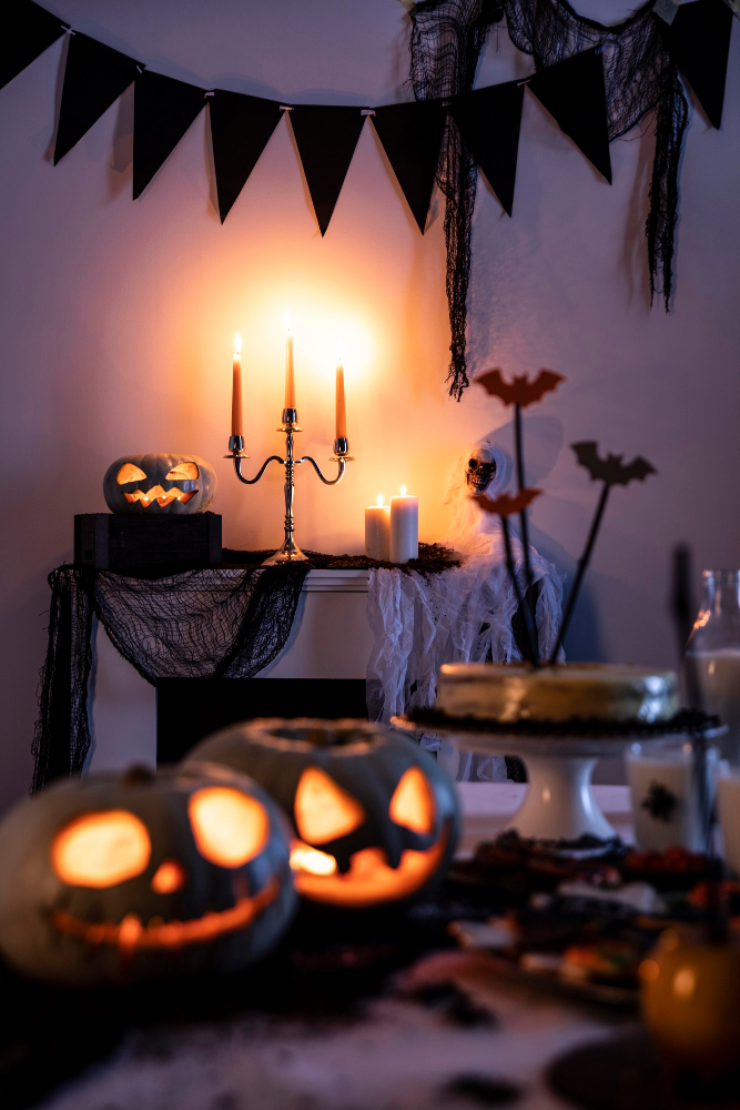 Lighting and Ambiance Halloween Kitchen