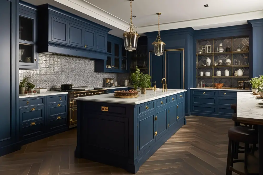 Pros and Cons of Blue Kitchen Cabinets
