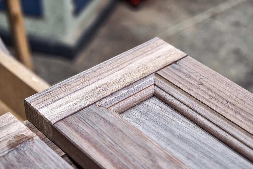 Solid Walnut Kitchen Cabinet