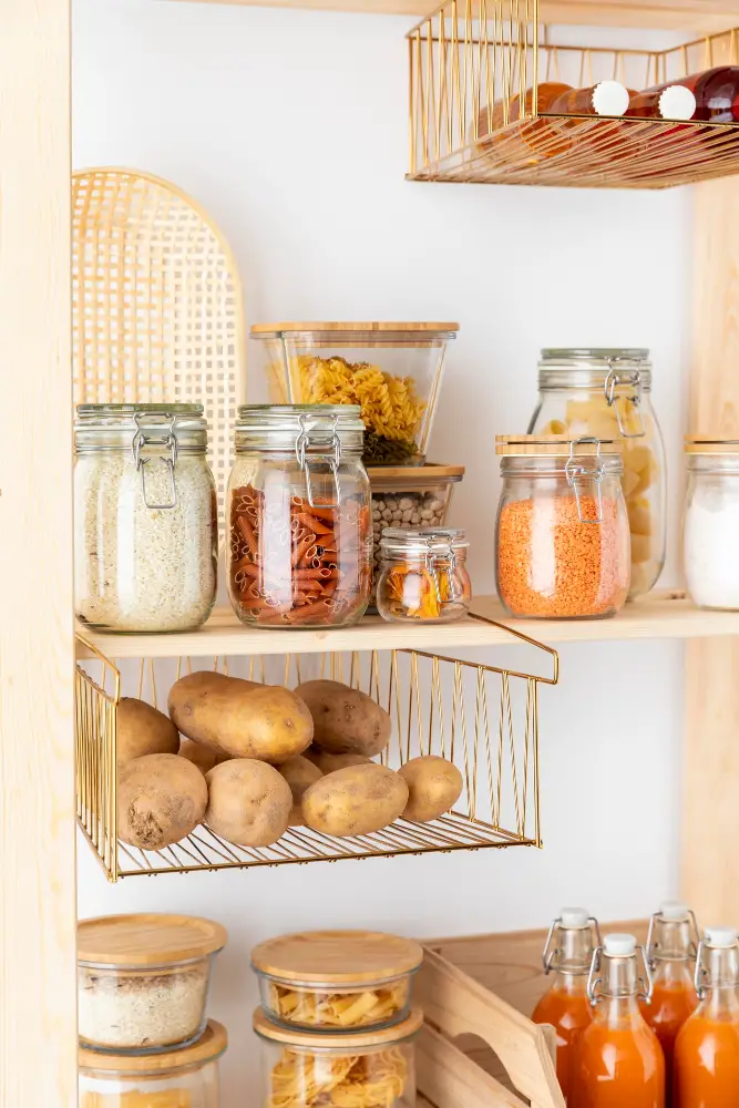 Utilizing Baskets and Storage Containers