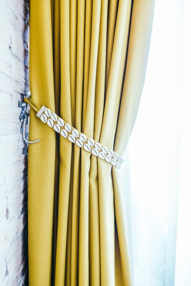 Yellow Window Curtains Bathroom