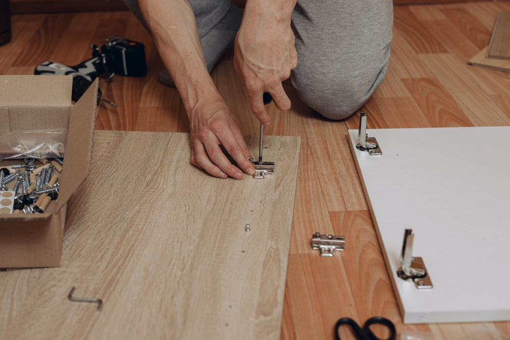 Assembling New Base Wooden Cabinets