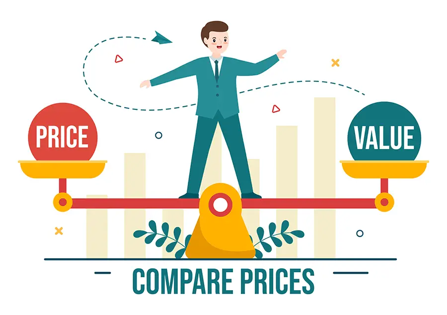 Compare prices value