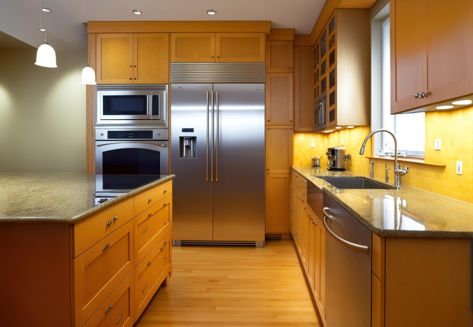 Hardwood Floors Under Kitchen Cabinets