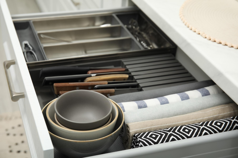 Kitchen Towel Drawer Dividers