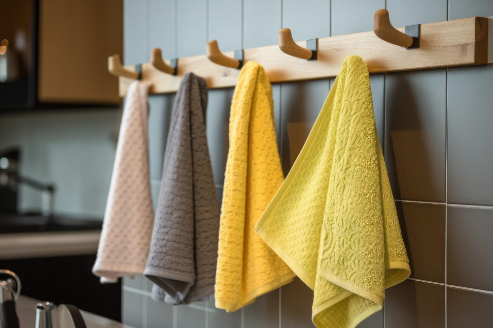 Kitchen Towel Racks and Hooks