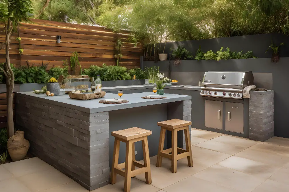 Stain and Scratch Resistance Quartzite Kitchen Outdoor