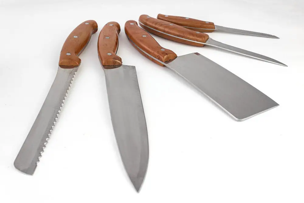 Various Kitchen Knives Collection