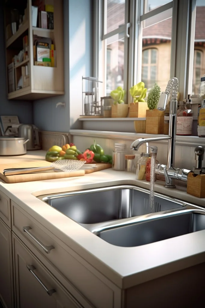 double basin sink dimensions