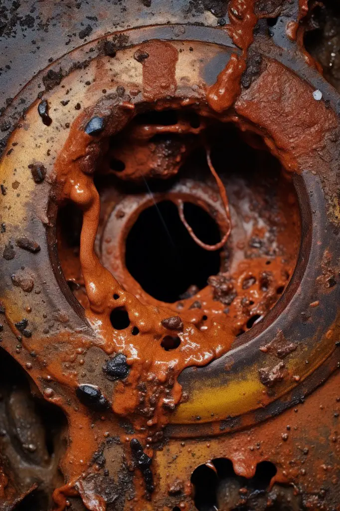 identifying rust in kitchen sink drain