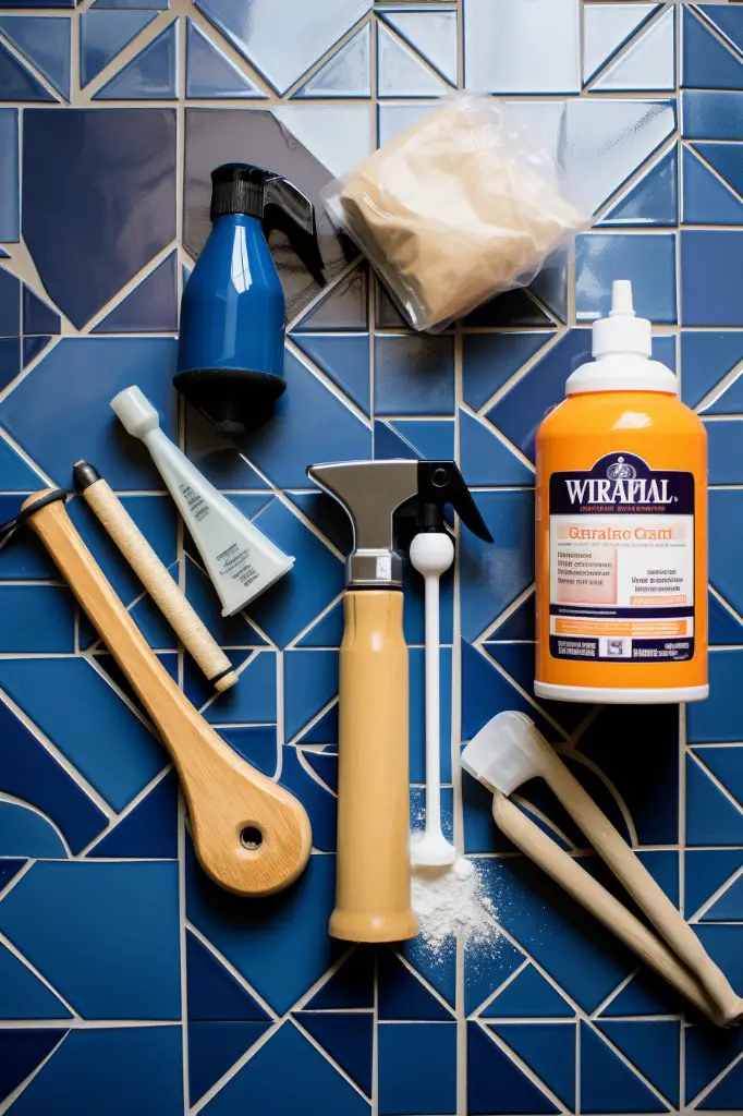 grouting peel and stick tiles