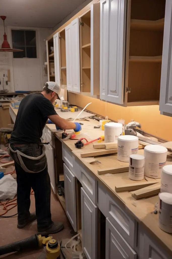 prepping your kitchen cabinets