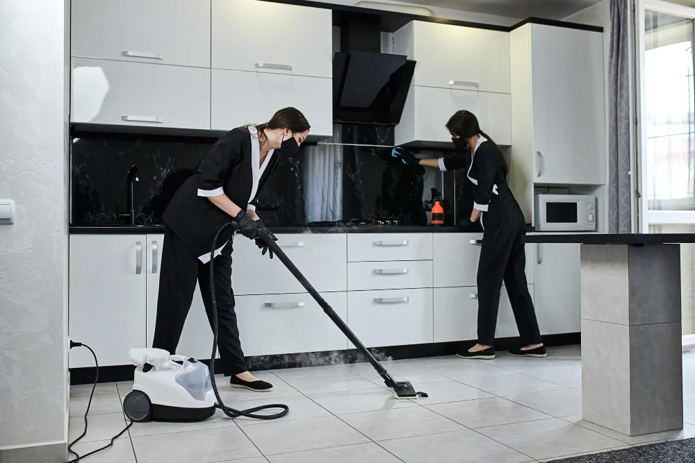 professional cleaning service kitchen