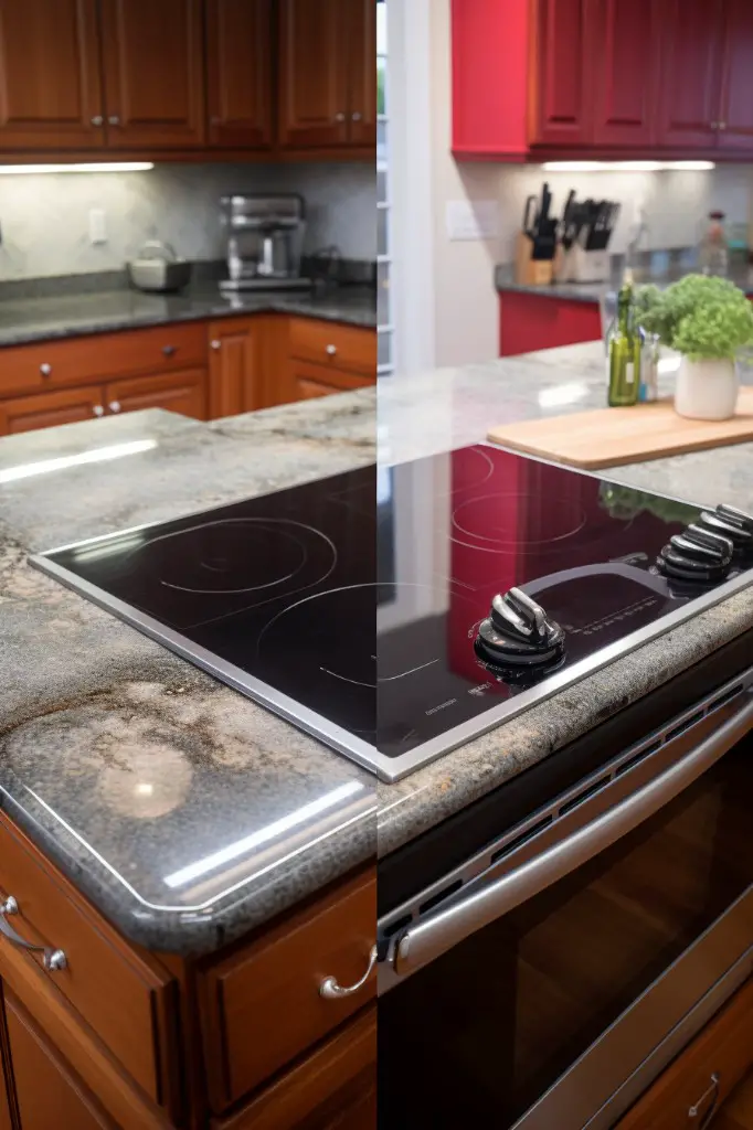 the impact of oven cleaner on various countertop surfaces