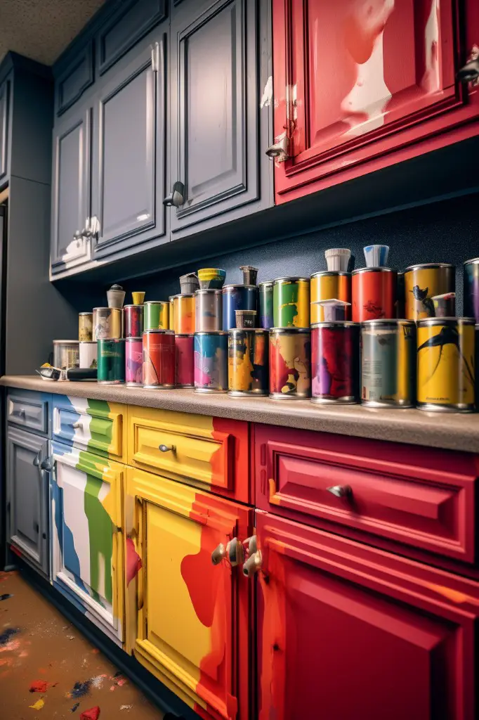 types of spray paint for cabinets