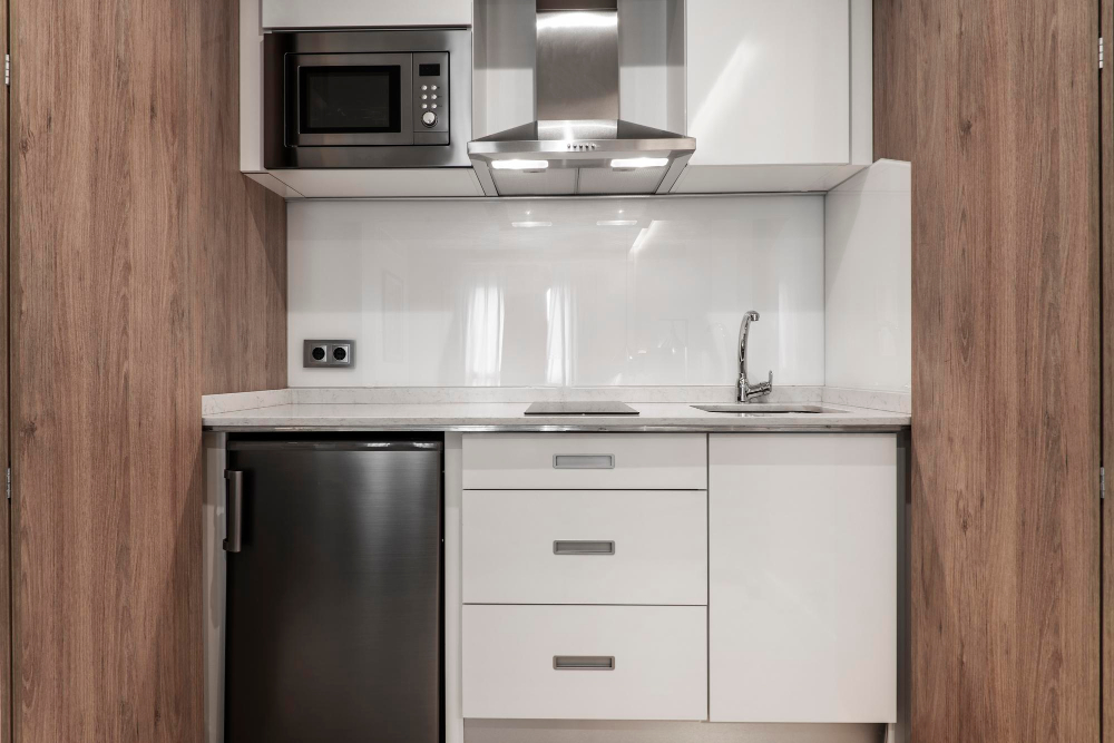  under-counter fridge kitchen