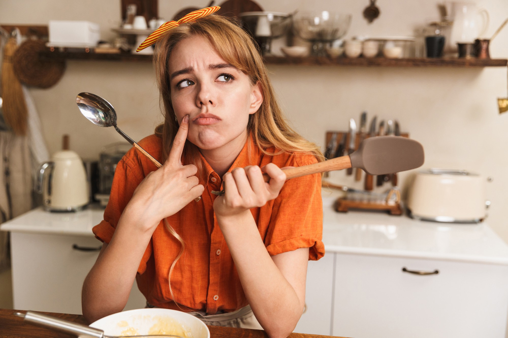 Assessing Your Kitchen Needs Girl Thinking