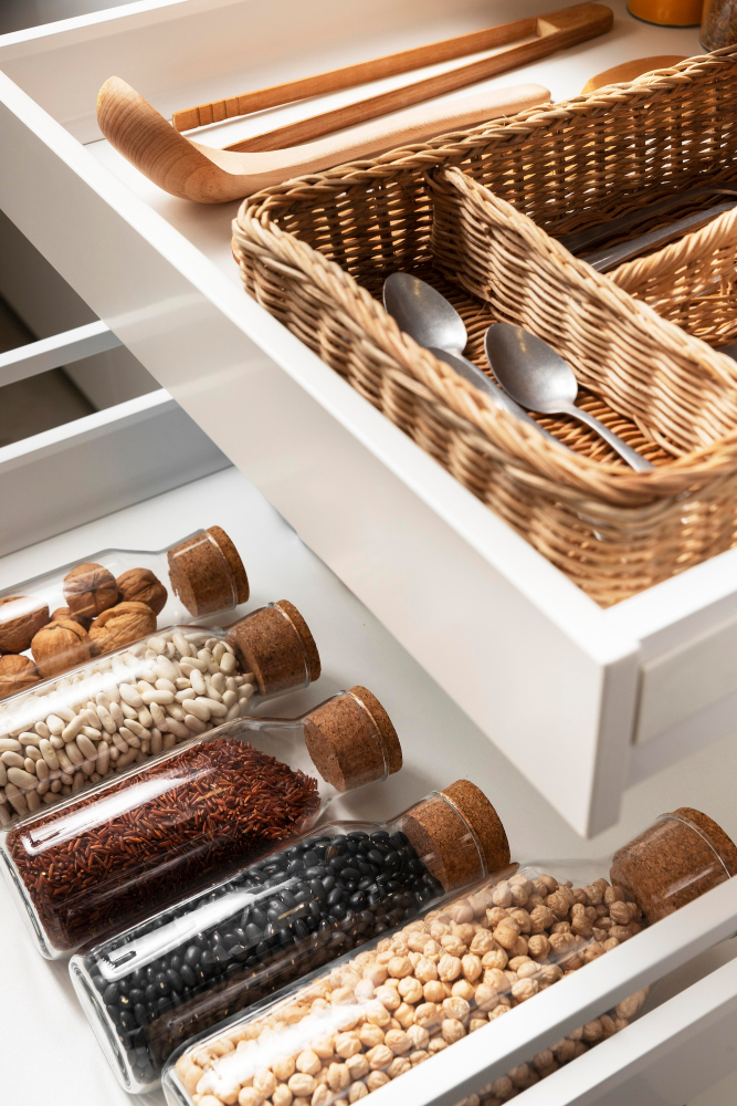 Basket for Utensils Spoon Kitchen Cabinet Drawer