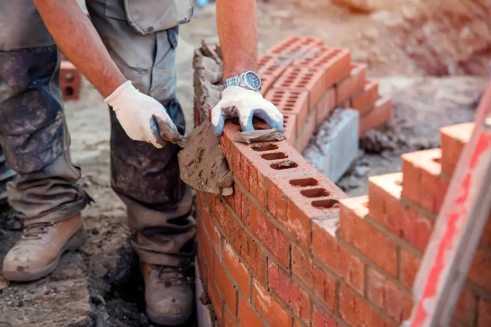 Building the Brick Walls Outdoor Kitchen