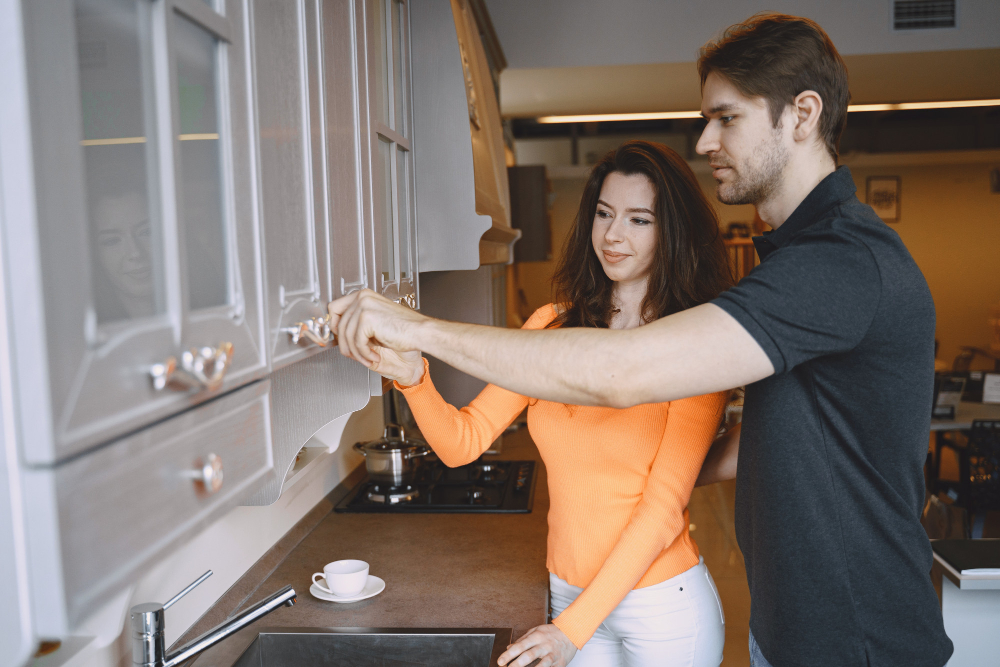 Choosing Buying Kitchen Cabinets at a Local Shop