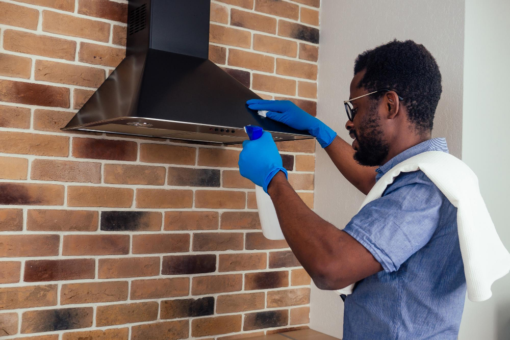 DIY Cleaning Kitchen Hood Exhaust