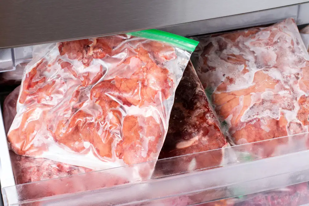 Enhancing Food Safety - Stroring Raw Frozen Meat to Freezer Kitchen