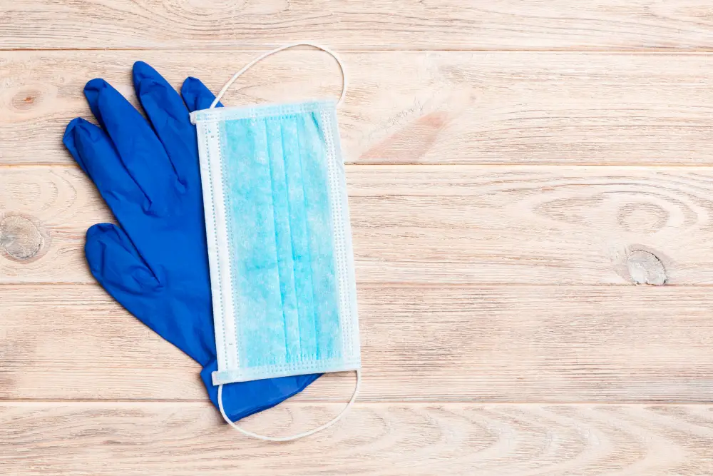 Gloves and Mask Safety Cleaning
