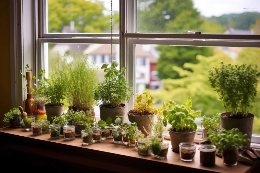 Herb Garden Ideas Kitchen Window Sill