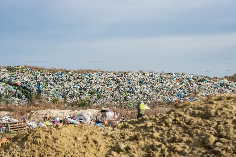Impact On Landfills Garbage Trash Disposal Non Recycable