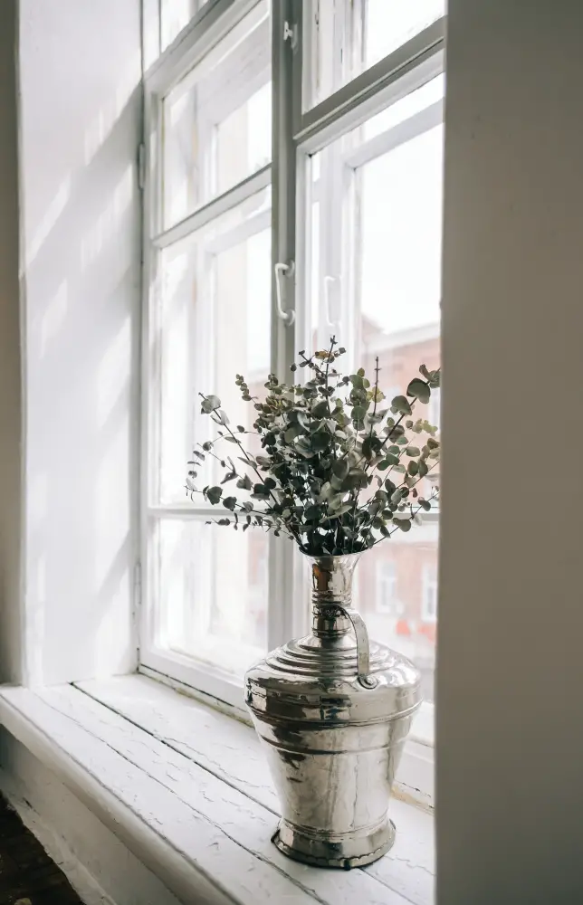 Kitchen Window Sill Vintage Antique Vase