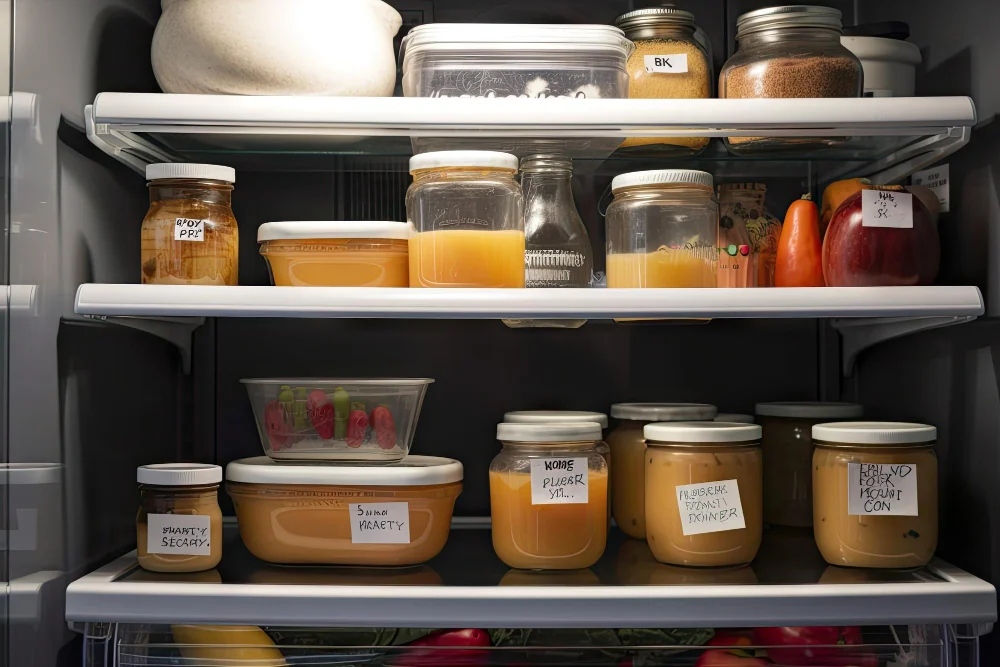 Label Placement Food Commercial Kitchen