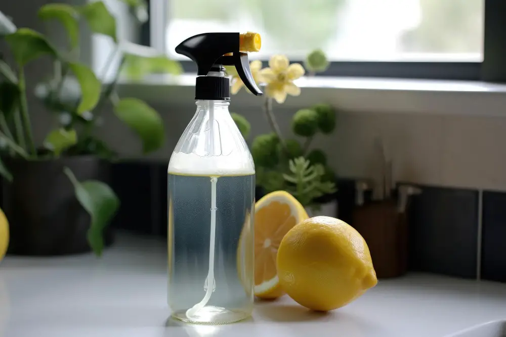 Lemon Juice and Water Mixture Eliminate Odor Smelly Cupboard