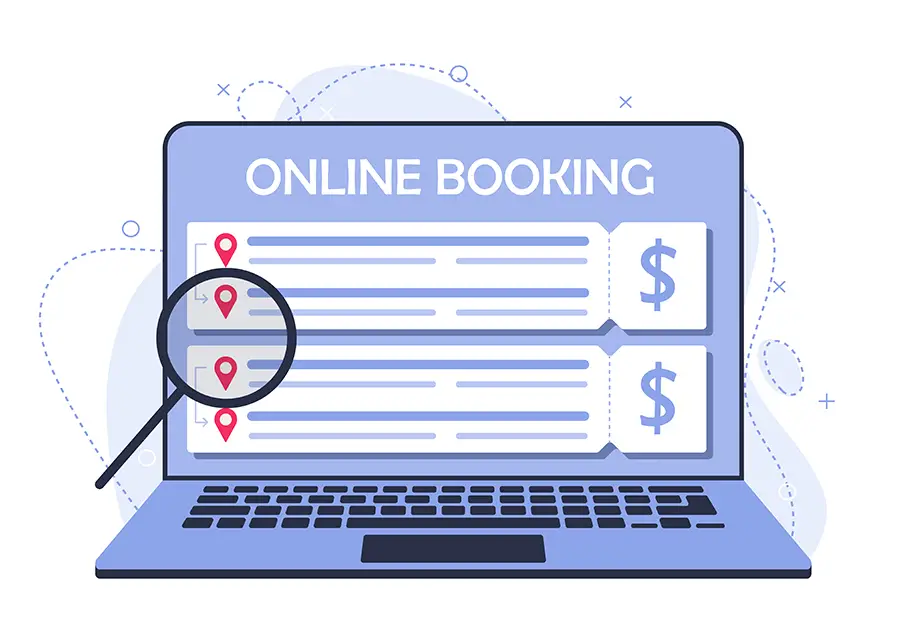 Online booking 1 on 1