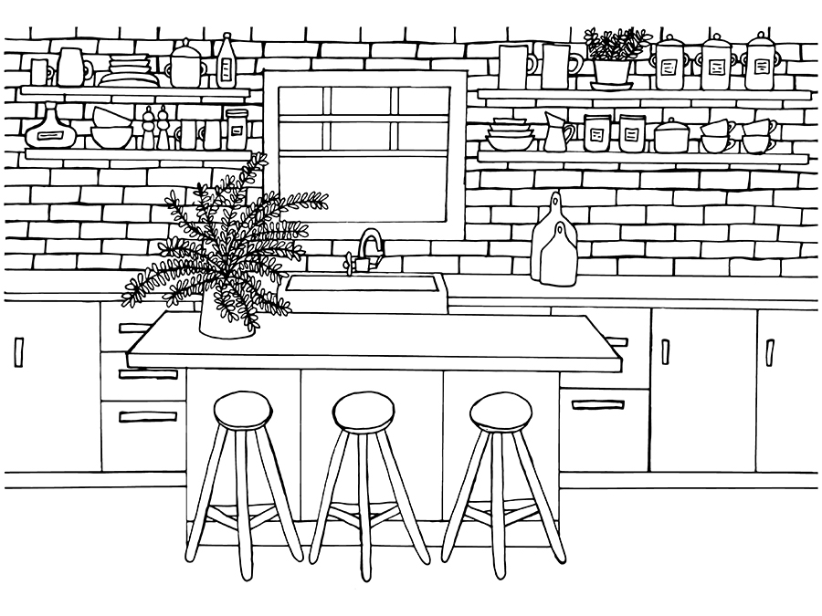 Outdoor Kitchen Layout