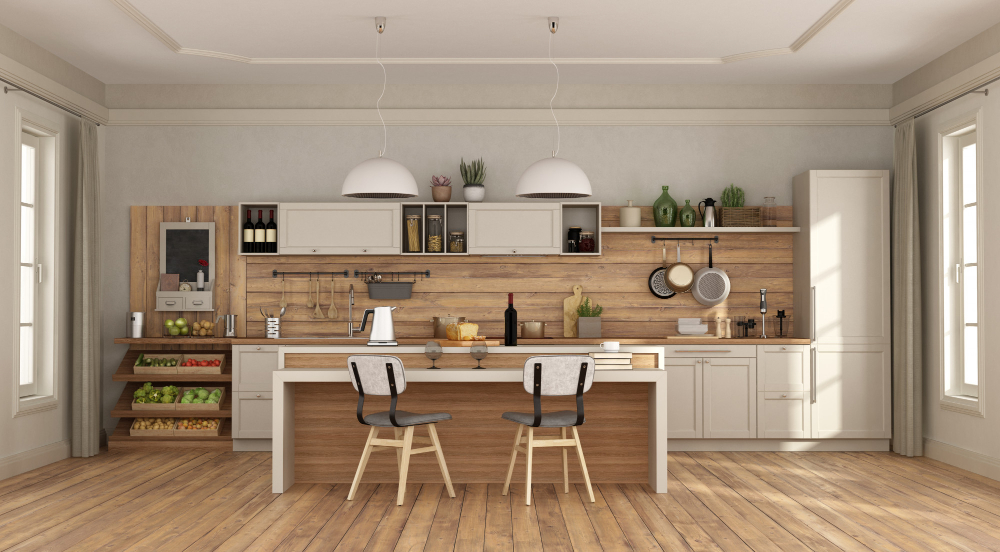 Purpose of Renting a Kitchen Wood Pallet Cream Kitchen Cabinet