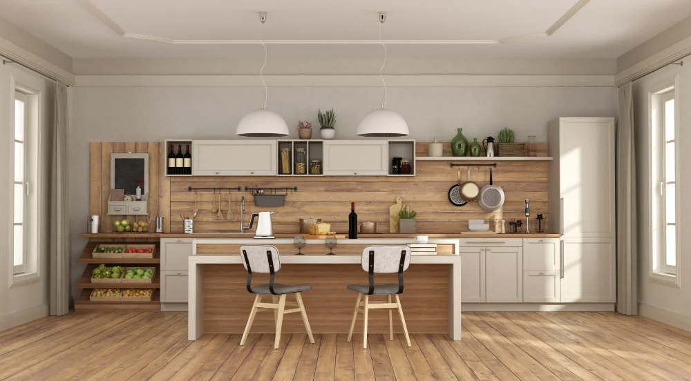 Purpose of Renting a Kitchen Wood Pallet Cream Kitchen Cabinet