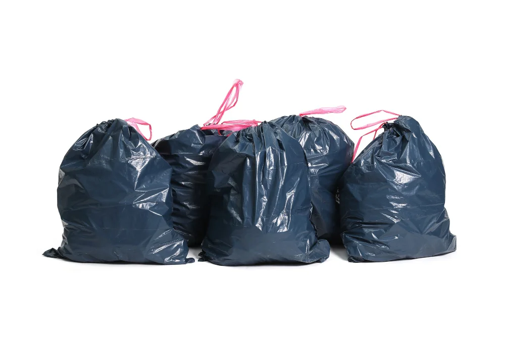 Types of Kitchen Trash Bags - Drawstring