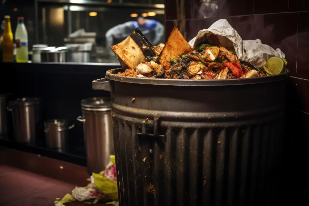 Waste Disposal Protocol - Dirty Kitchen Restuarant Bin