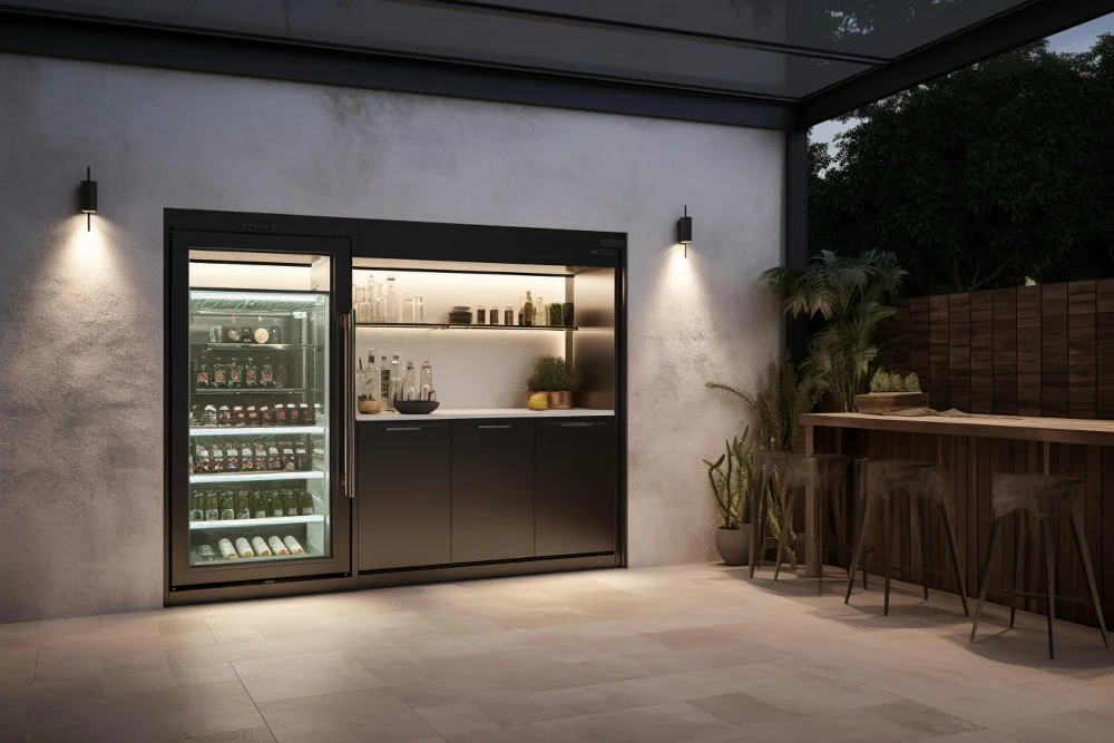 Wine Cooler Outdoor Kitchen