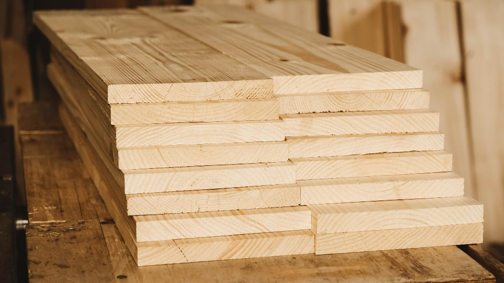 Wood Plank Boards Kitchen Cabinet Back Island