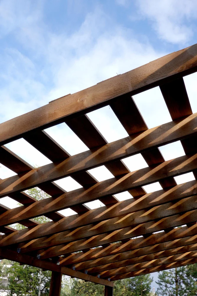 adding a pergola Outdoor Kitchen