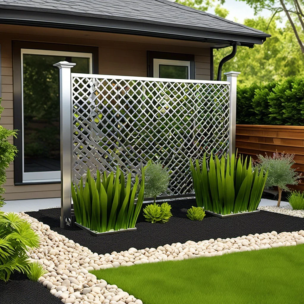 aluminum lattice privacy screen