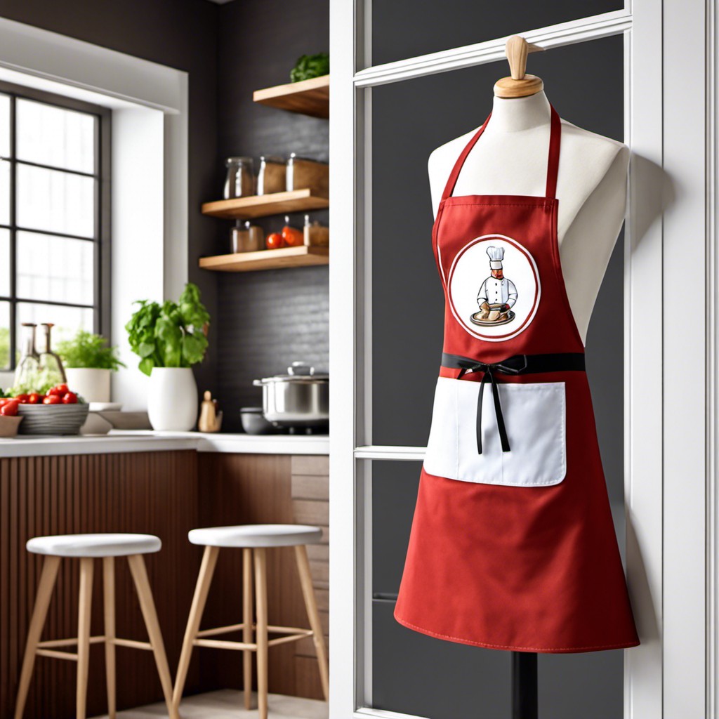 apron with apron and chef themed design