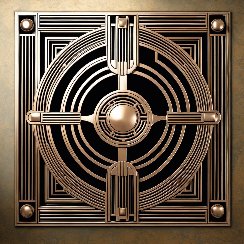 art deco inspired vent loop design