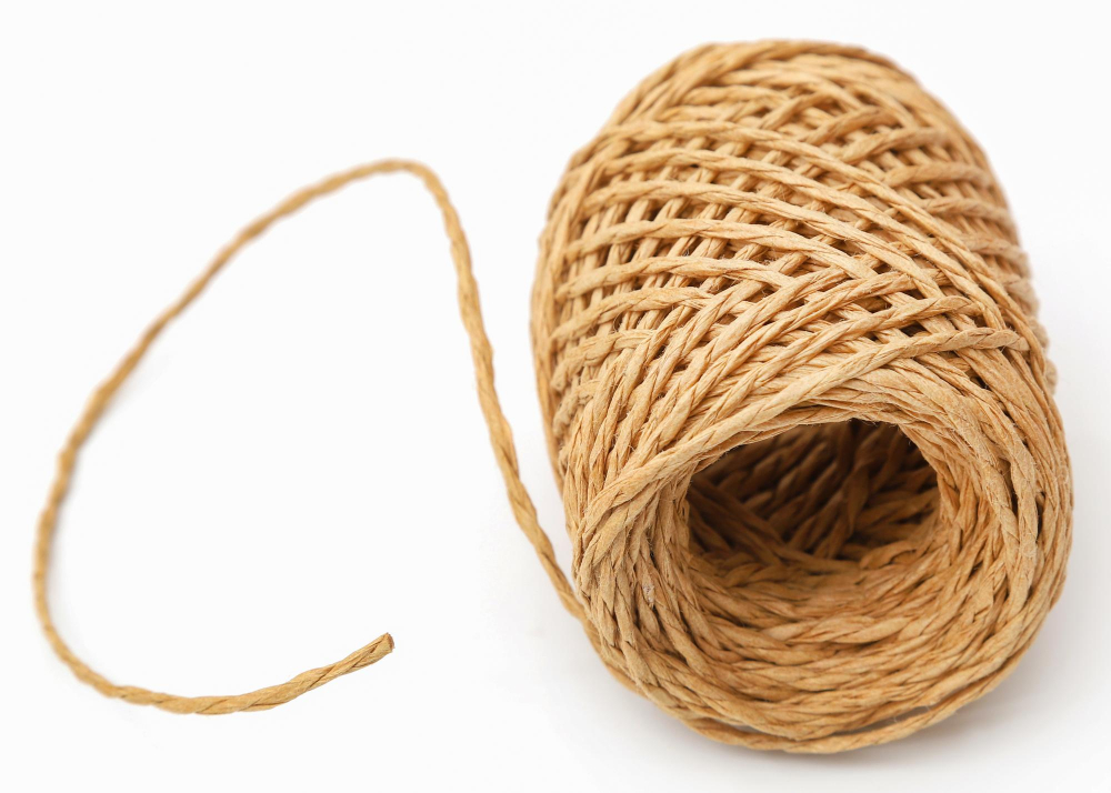 ball made of natural jute fiber for DIY Rug