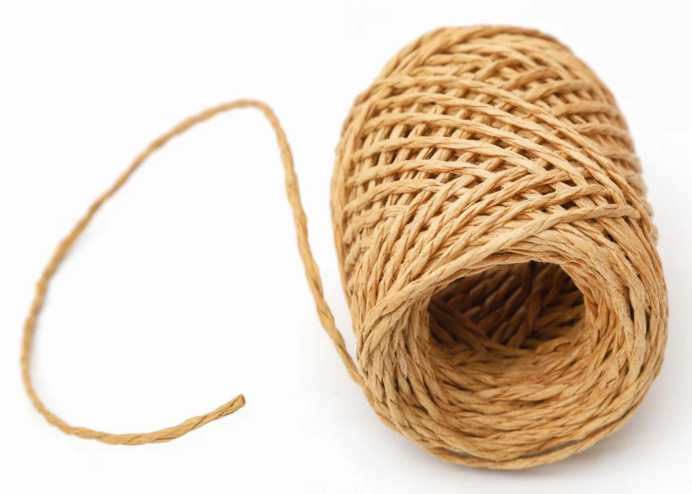 ball made of natural jute fiber for DIY Rug