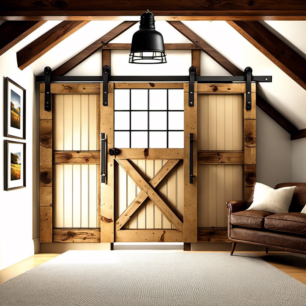 barn door style track lighting