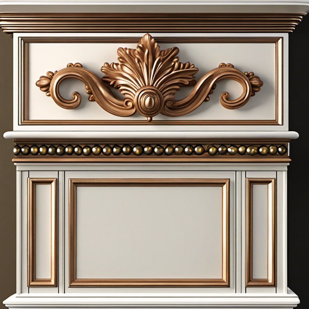 beaded look molding for an ornate style