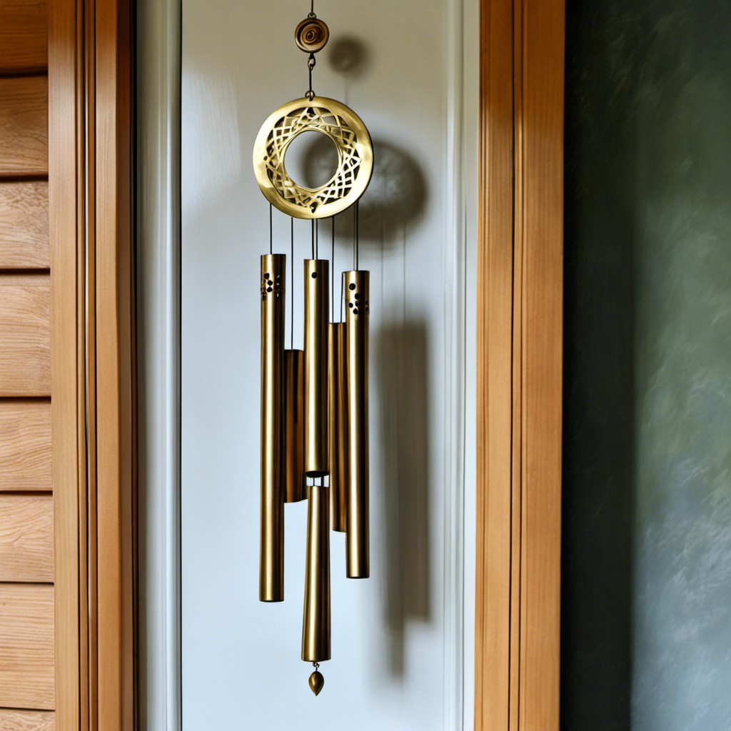 brass wind chimes