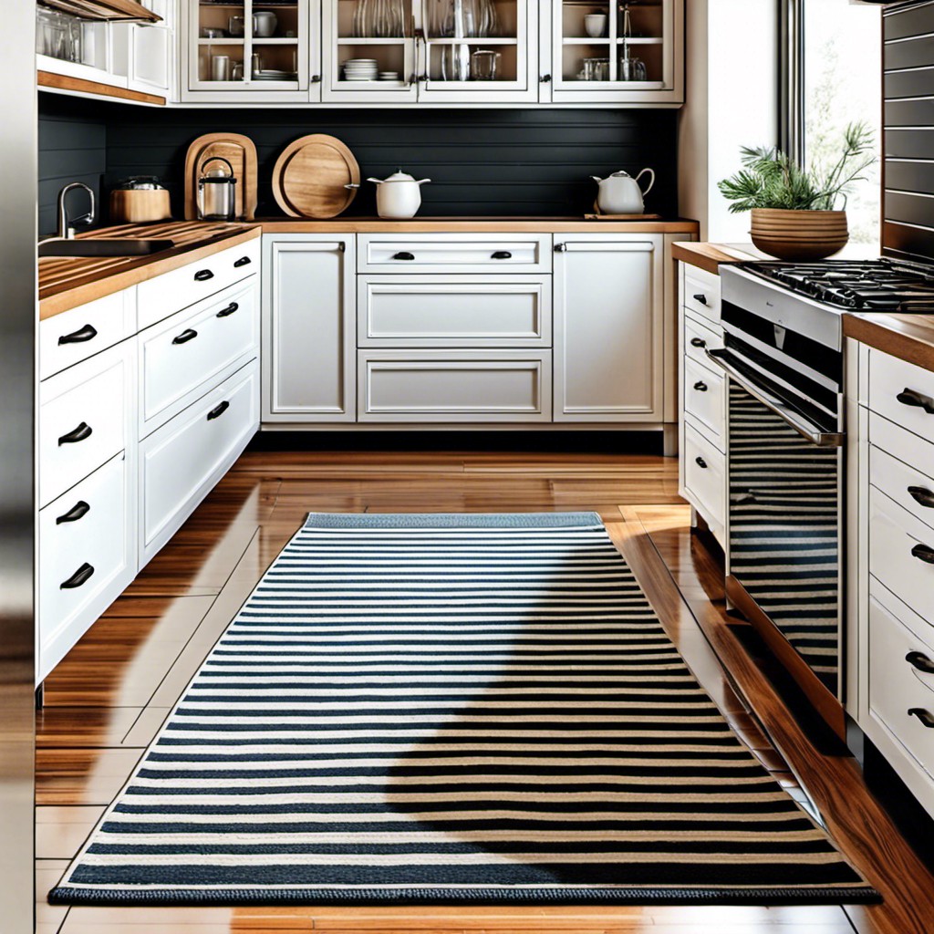classic striped rug